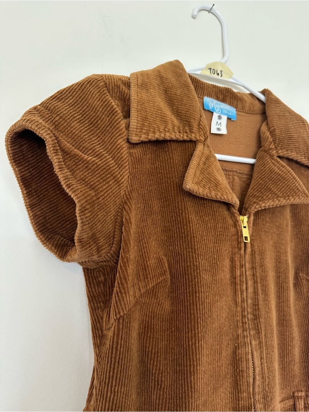 Show Me Your MuMu Corduroy Short Sleeve Outlaw Romper Medium Festival Concert - Picture 3 of 7